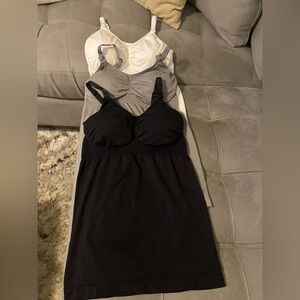 Bundle of 3 full bust nursing bra seamless shapewear for dress size large